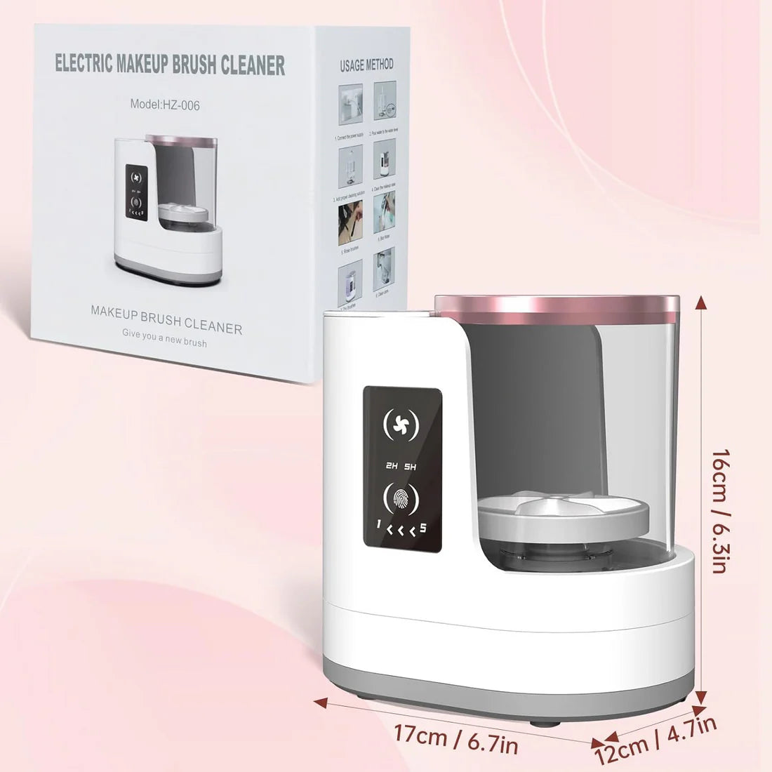 3 in 1 Portable USB Makeup Brush Cleaner & Dryer & Holder