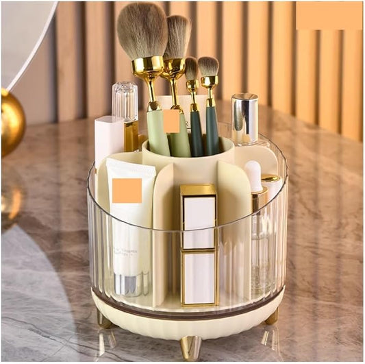Makeup brush holder storage box